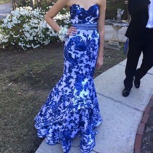 Jovani Strapless Mermaid Dress